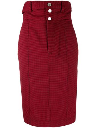 Unravel Project High-Waisted Pencil Skirt