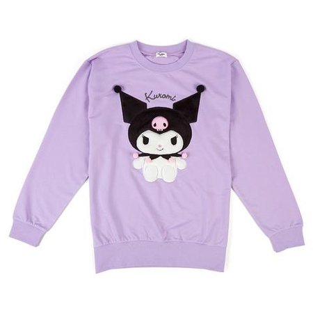 Kuromi Plush Mascot Sweatshirt – JapanLA