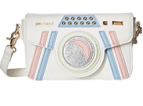 Betsey Johnson KITSCH White CAMERA Crossbody Bag Purse New W/Tags | eBay