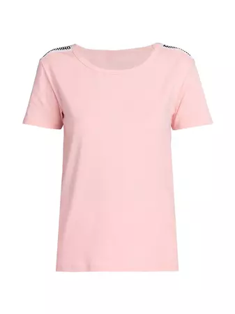 Shop Moschino Cotton-Blend Logo T-Shirt | Saks Fifth Avenue