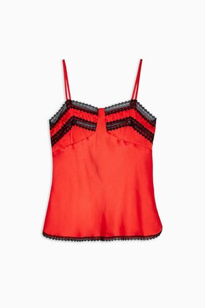 IDOL Coral Lace Cami | Topshop