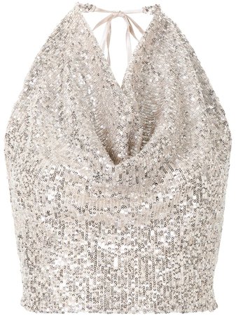 In The Mood For Love Maxime Glitter Top - Farfetch