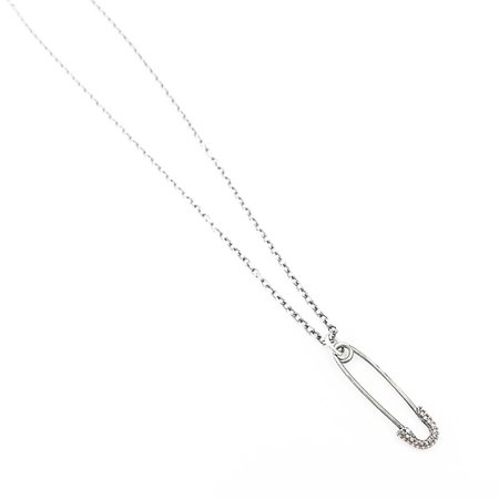 safety pin necklace