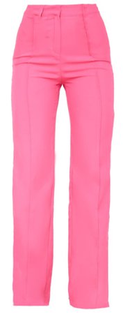 Pink slit side trousers/ pants