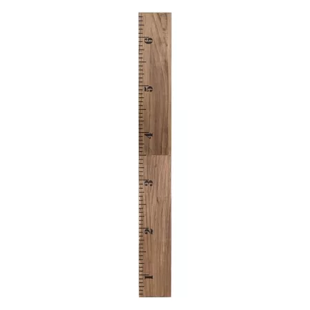 Kate & Laurel 72"x8" Growth Wall Ruler Growth Chart Wood : Target