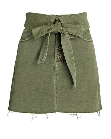 Le Jean Freya Foldover Denim Mini Skirt | INTERMIX®