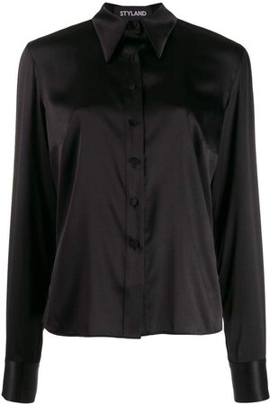 Styland pointed collar shirt