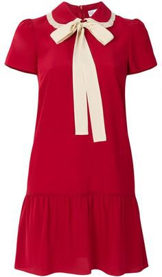 RED Valentino pussy bow mini dress