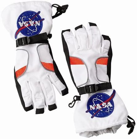 Amazon.com: Aeromax Astronaut Gloves, size Small, White, with NASA patches: Clothing