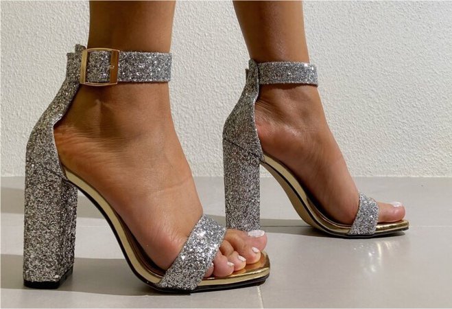 sliver heels