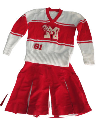vintage cheerleading outfit