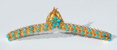 High carat gold tiara