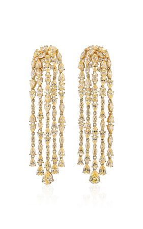 18k Yellow Gold Vermeil Canary Cascade Earrings By Anabela Chan | Moda Operandi