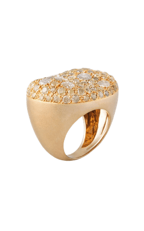 Malak Yellow Gold Diamond Ring
