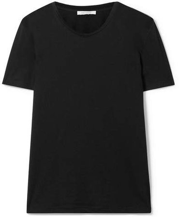 Ninety Percent - Jenna Organic Cotton-jersey T-shirt - Black