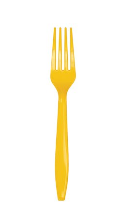 yellow fork