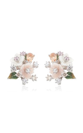 18k Gold Vermeil Mini Bouquet Earrings By Anabela Chan | Moda Operandi