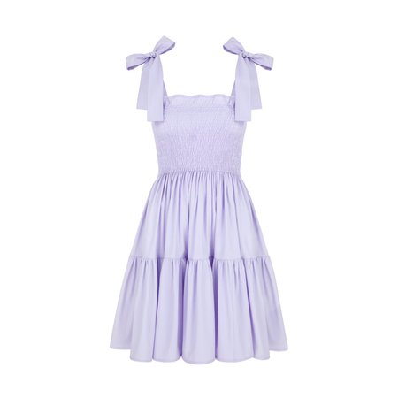 lavender bow dress