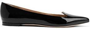 Godiva Patent-leather Point-toe Flats