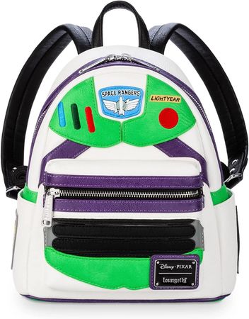 Amazon.com | Loungefly Toy Story Buzz Lightyear Faux Leather Womens Double Strap Shoulder Bag Purse | Casual Daypacks