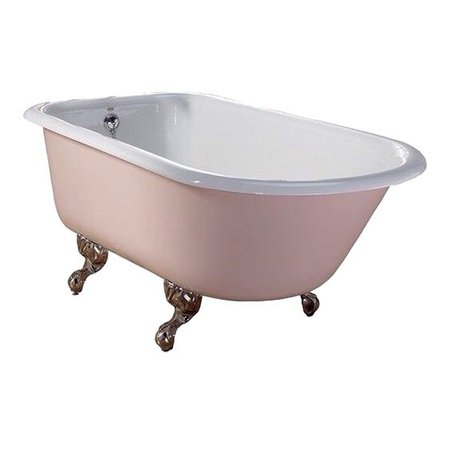 Pink bath tub