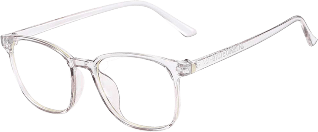 clear glasses