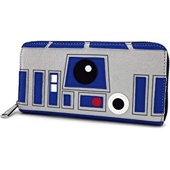 Loungefly x Star Wars - R2-D2 BB-8 Double Sided Embossed Droid Design - Clutch Wallet - Faux Leather at Amazon Women’s Clothing store
