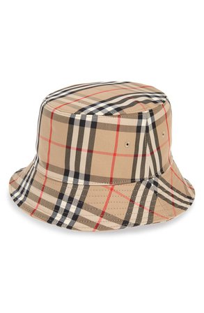 Burberry Heavy Check Bucket Hat | Nordstrom