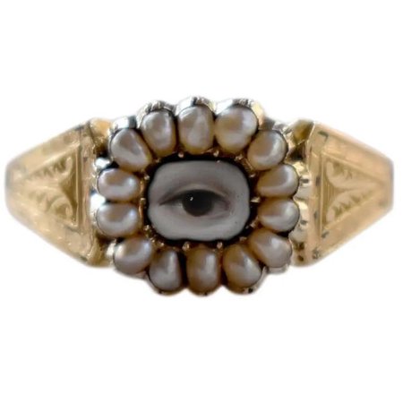 vintage eye ring