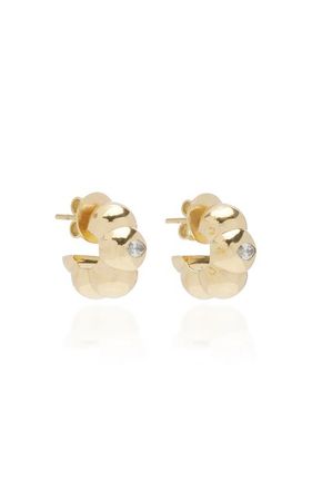 Cipó 18k Yellow Gold Diamond Earrings By Sauer | Moda Operandi