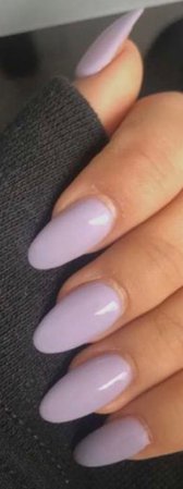 lite purple nails