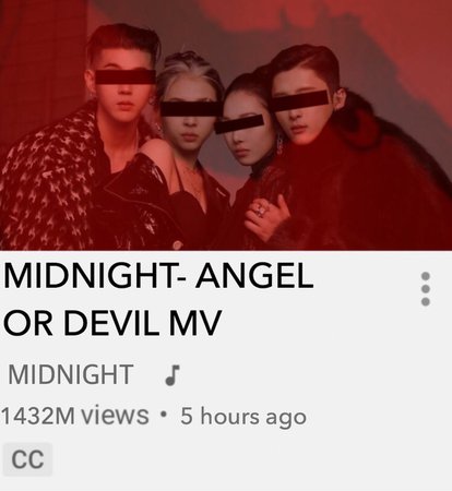 MIDNIGHT-Angel or devil MV