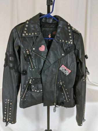 Rocawear GENUINE Leather Studded Jacket Motorcycle Lace Lining "Joe Exotic" RARE | eBay
