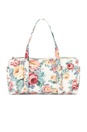 Loeffler Randall Aidy Duffle Bag in White Floral | REVOLVE