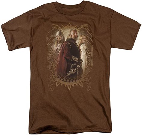 Amazon.com: Trevco Men's Lord of The Rings Short Sleeve T-Shirt, Rider Heather Black, Medium: Clothing