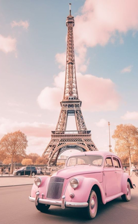 pink Paris photography