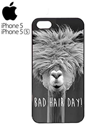 Bad Hair Day Llama Mobile Cell Phone Case Cover iPhone 5&5s White: Amazon.com: Books