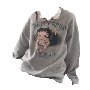 Betty Boop Sweatshirt PNG Top