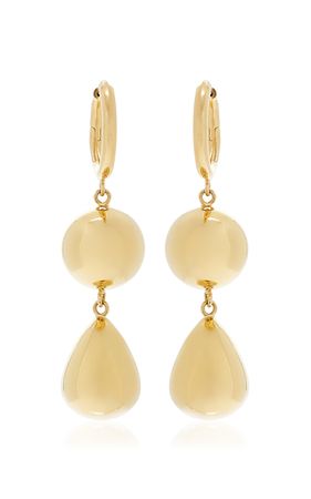 The Cathrine 18k Gold-Plated Earrings By Lié Studio | Moda Operandi