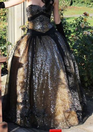 Black & Gold gown