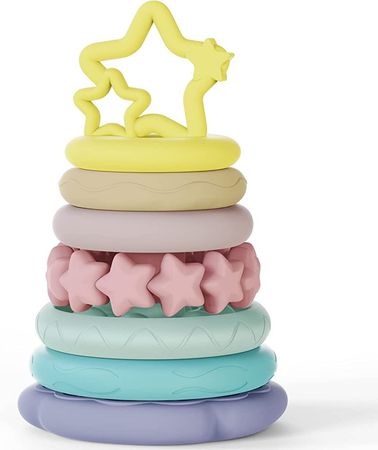 Amazon.com: Oxanlare Baby Montessori Sensory Toys, Stacking Rings Soft Baby Blocks for 6 9 12 18 Months One 1 Year Old Boys Girls, Early Learning Baby Gifts, Development Infant Teething Toys : Toys & Games