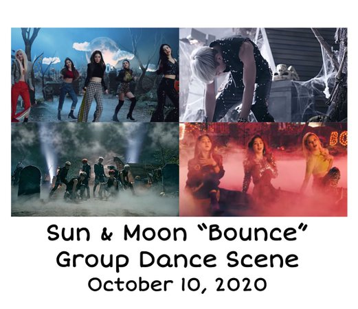 Sun & Moon “Bounce” Group Dance Scene