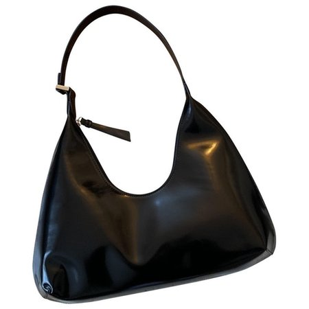 Patent leather handbag By Far Black in Patent leather - 8778623