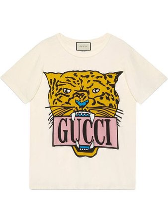 Gucci t-shirt i oversize-modell Med Paljettlogotyp - Farfetch
