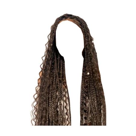 long brown goddess box braids black hair