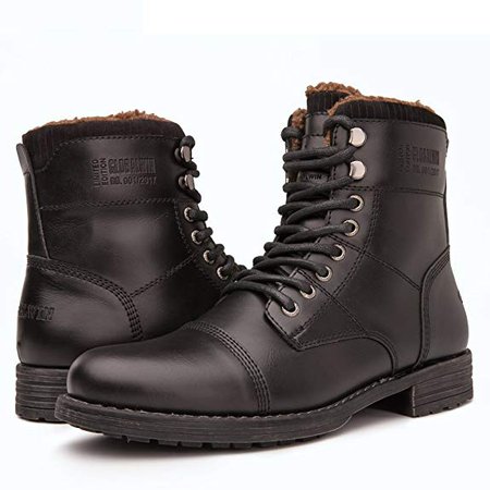 Globalwin Mens Fashion Lace Up Cap Toe Winter Ankle Combat Boots – Sellers Online Affiliates & Multimarket Shop