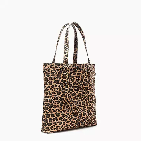 Reusable everyday tote in leopard | J.Crew