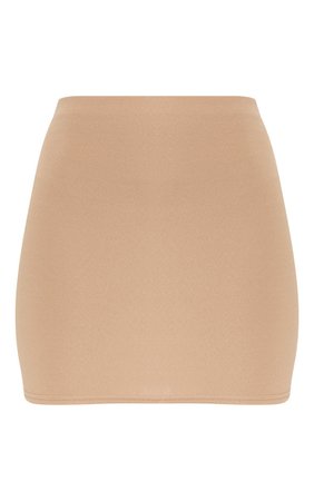 Camel Mini Suit Skirt | Skirts | PrettyLittleThing USA