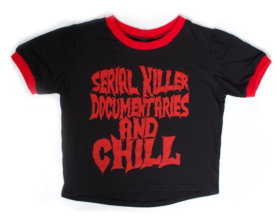 *clipped by @luci-her* Serial Killer Doc And Chill Ringer Tee (Limited Edition) - Vera's Eyecandy
