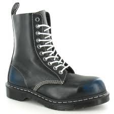 black doc martens with white laces - Google Search
